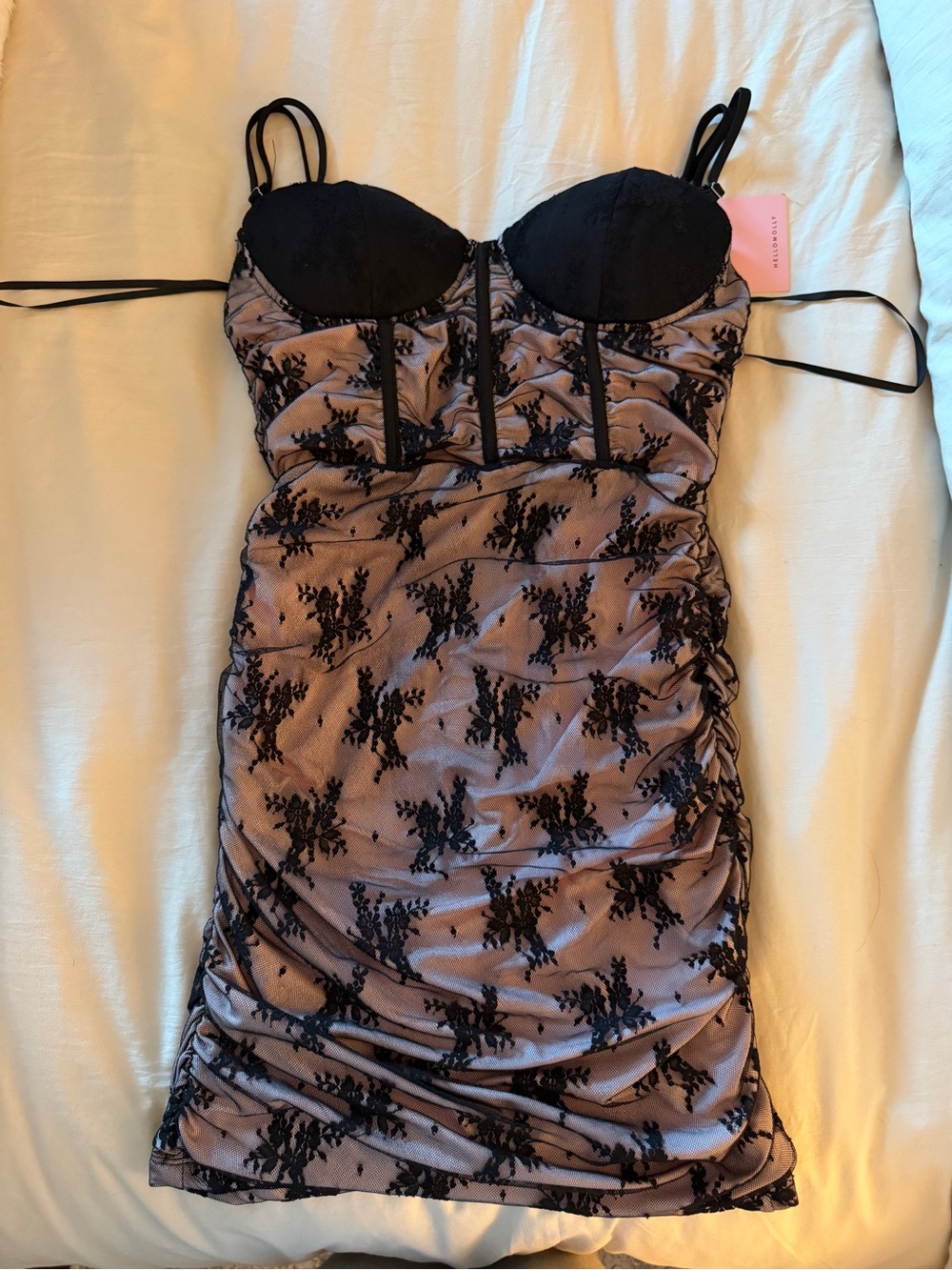 HELLO MOLLY REVERIE NIGHTS DRESS BLACK